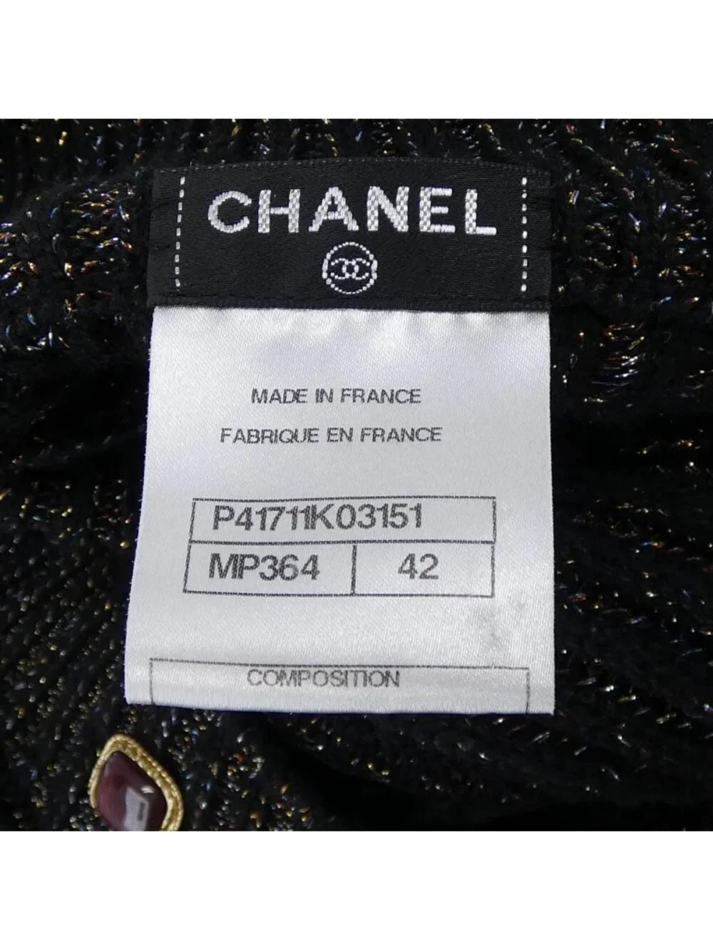 Chanel Cardigan Black
